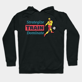 Strategize, train, dominate – Soccer Coach, the architect of winning strategies! Hoodie